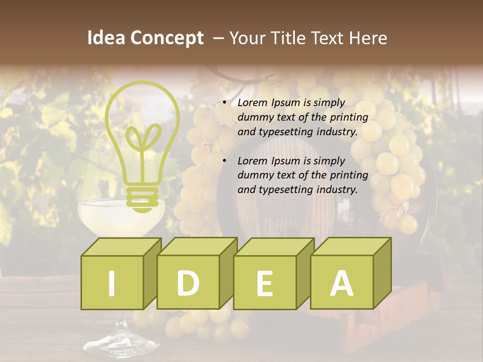 Alcolica Vino Odore PowerPoint Template