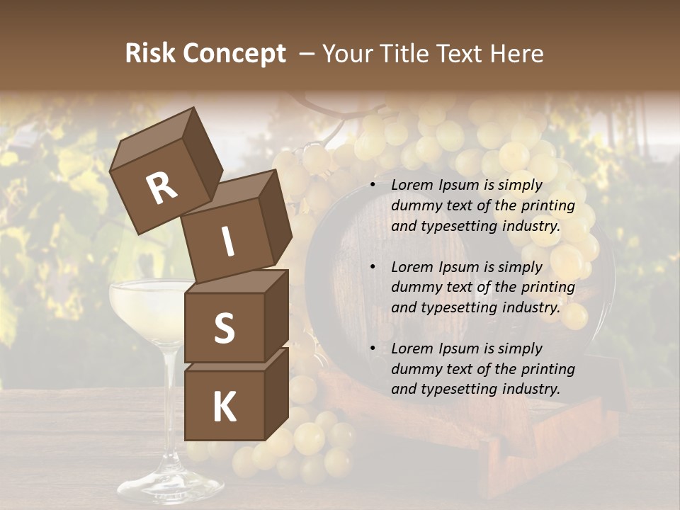 Alcolica Vino Odore PowerPoint Template