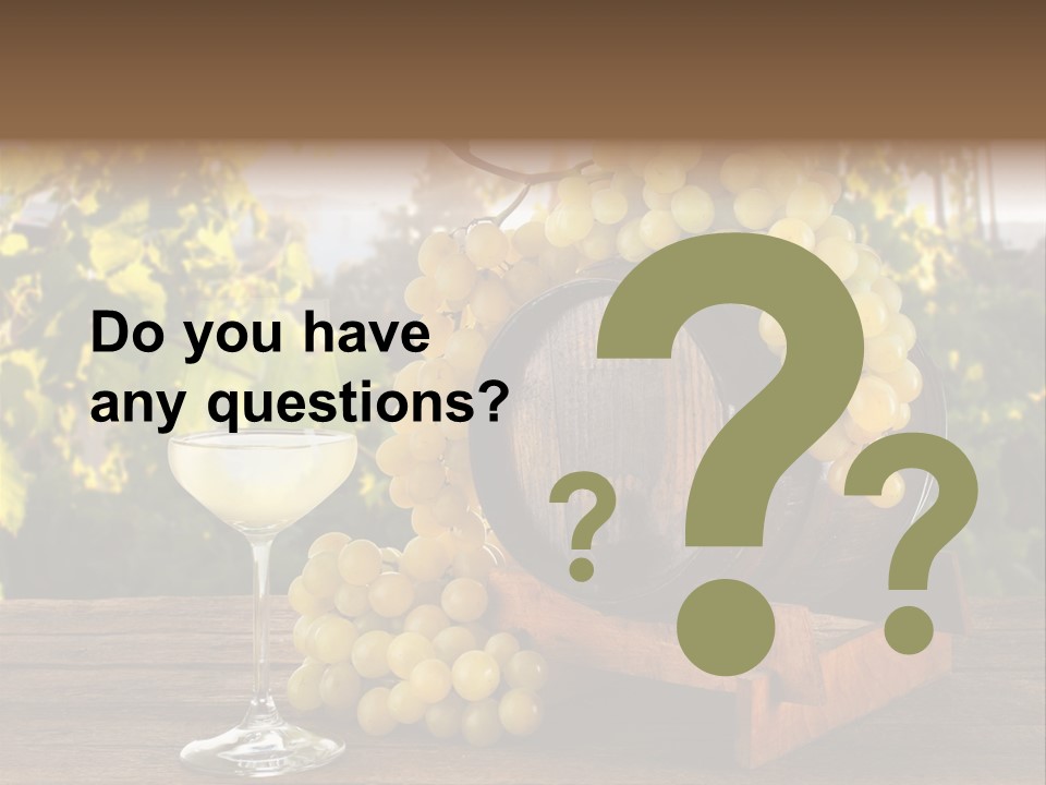 Alcolica Vino Odore PowerPoint Template