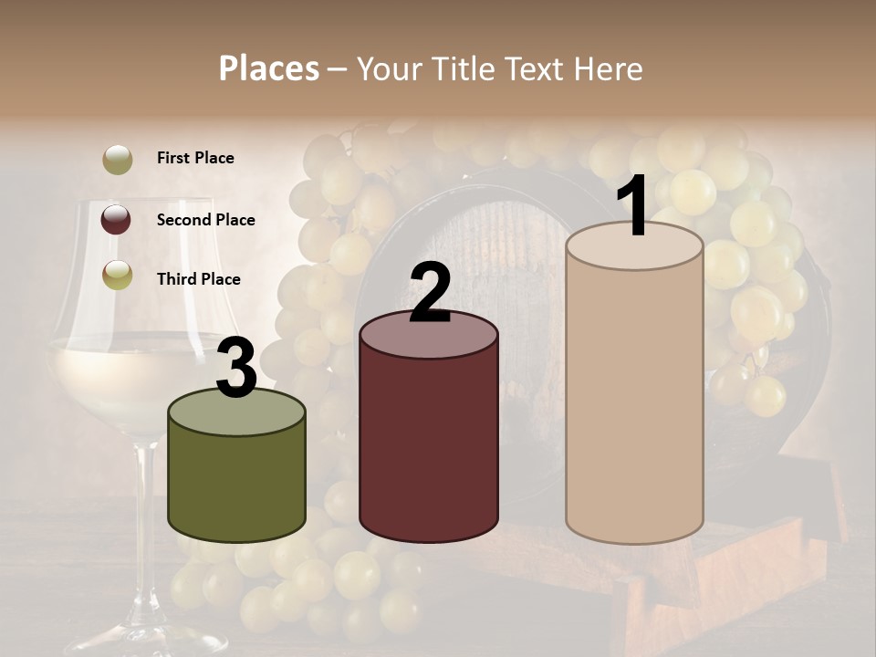 Bianco Fiera Grappolo PowerPoint Template