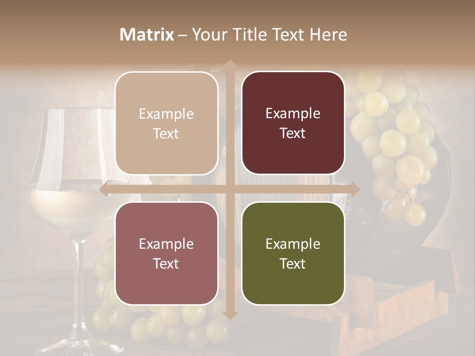 Bianco Fiera Grappolo PowerPoint Template