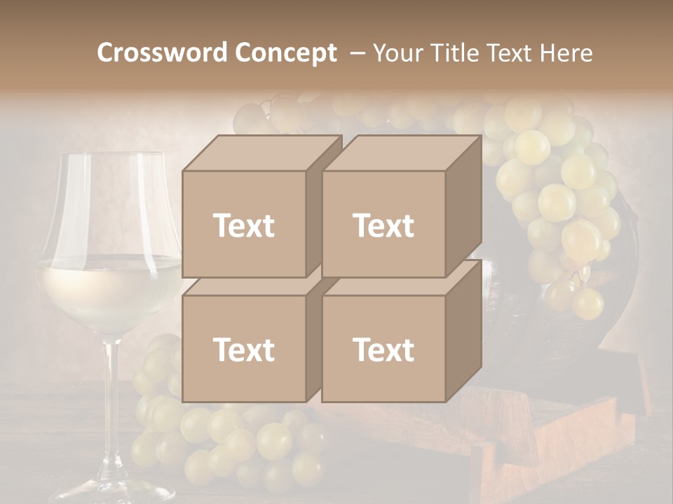 Bianco Fiera Grappolo PowerPoint Template