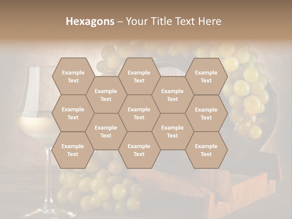 Bianco Fiera Grappolo PowerPoint Template