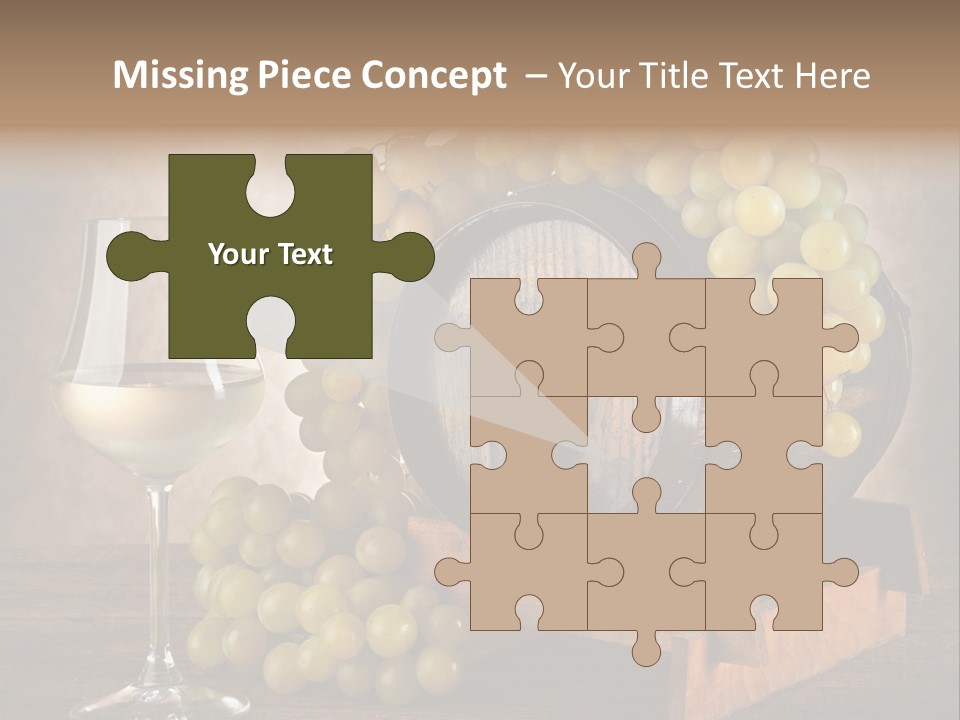 Bianco Fiera Grappolo PowerPoint Template