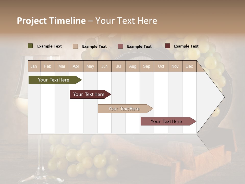 Bianco Fiera Grappolo PowerPoint Template