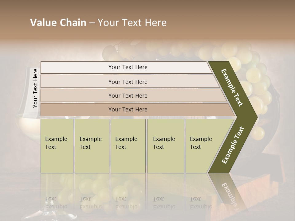 Bianco Fiera Grappolo PowerPoint Template