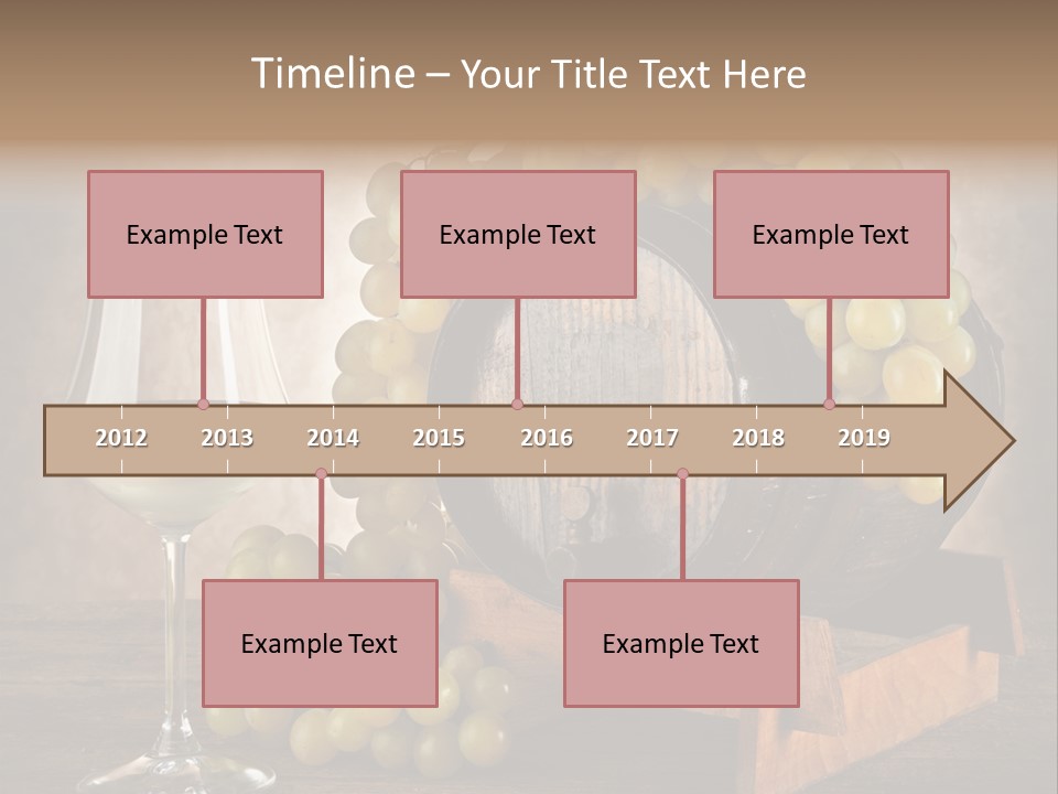 Bianco Fiera Grappolo PowerPoint Template