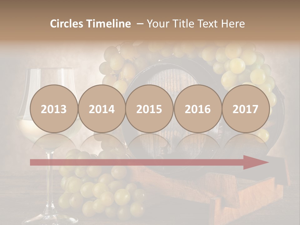 Bianco Fiera Grappolo PowerPoint Template