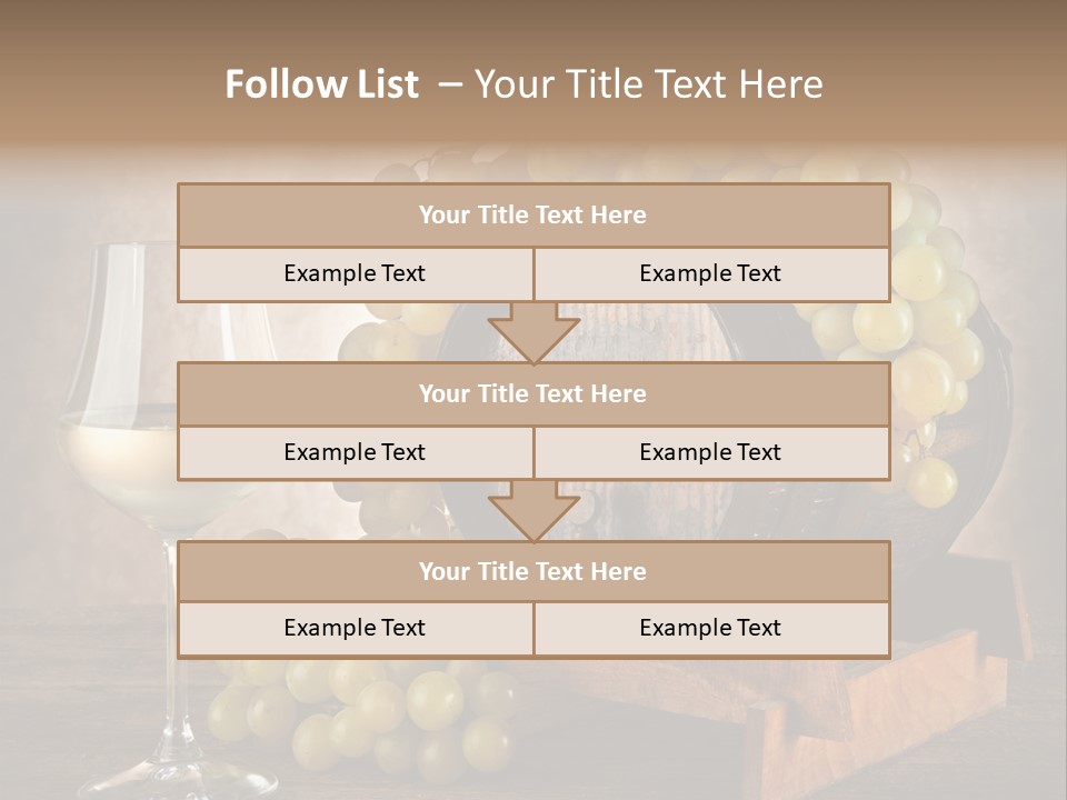 Bianco Fiera Grappolo PowerPoint Template