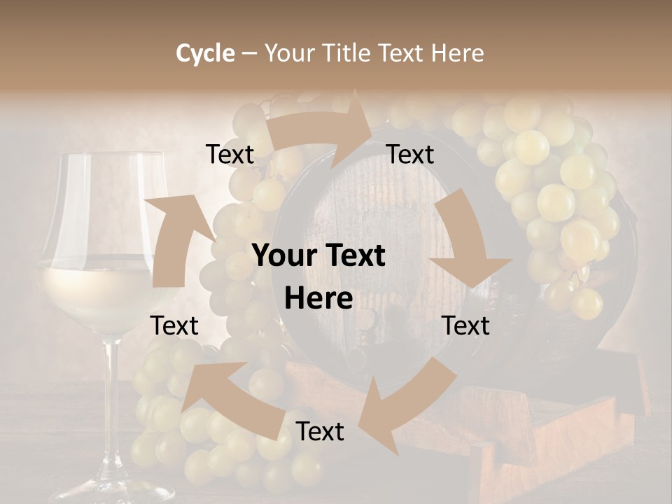 Bianco Fiera Grappolo PowerPoint Template