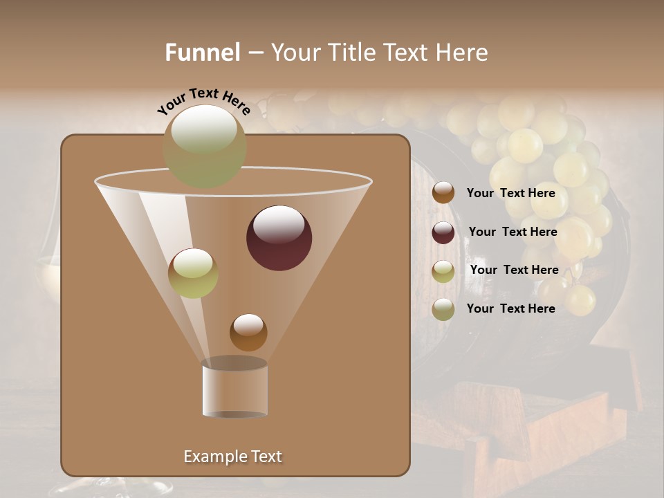 Bianco Fiera Grappolo PowerPoint Template
