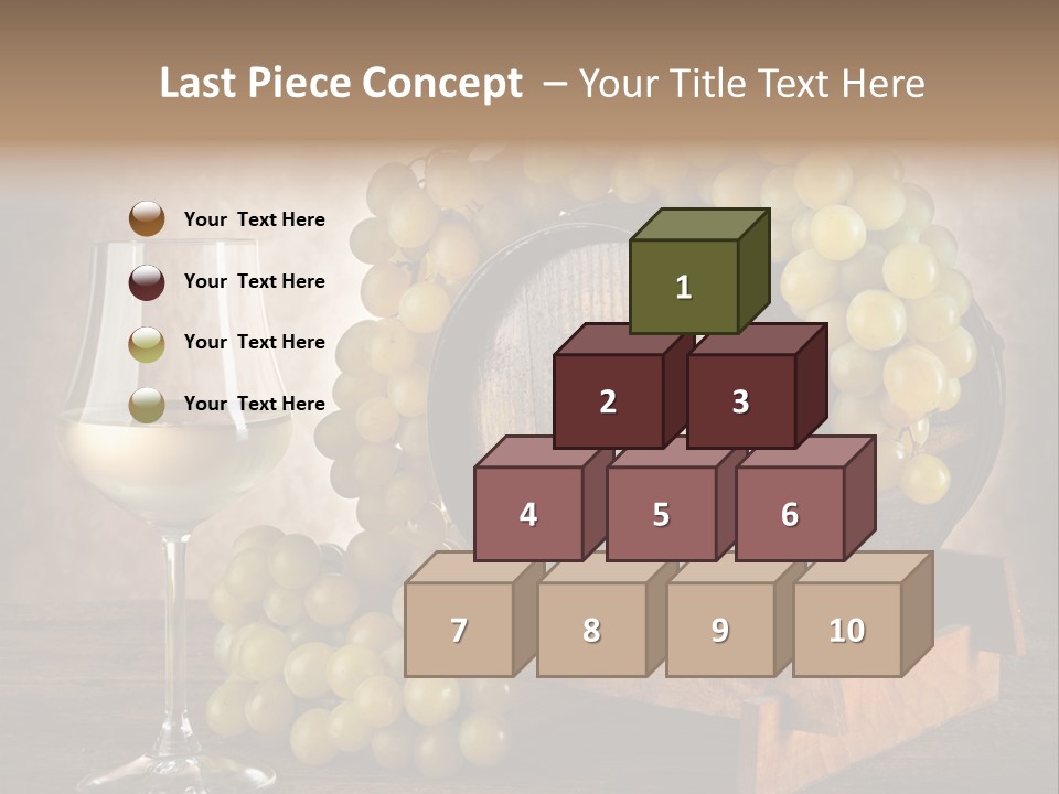 Bianco Fiera Grappolo PowerPoint Template