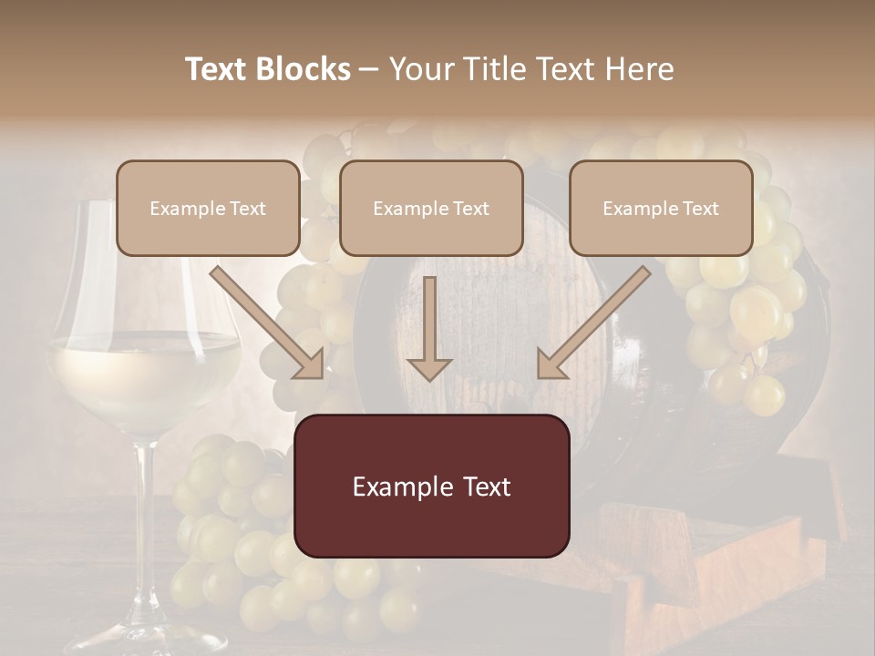 Bianco Fiera Grappolo PowerPoint Template