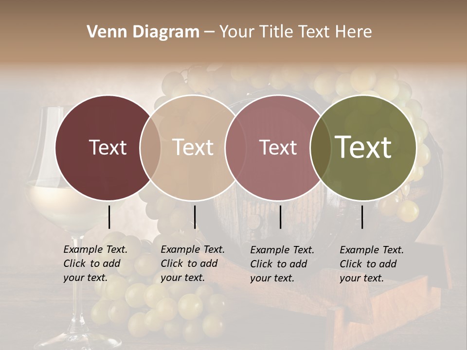 Bianco Fiera Grappolo PowerPoint Template