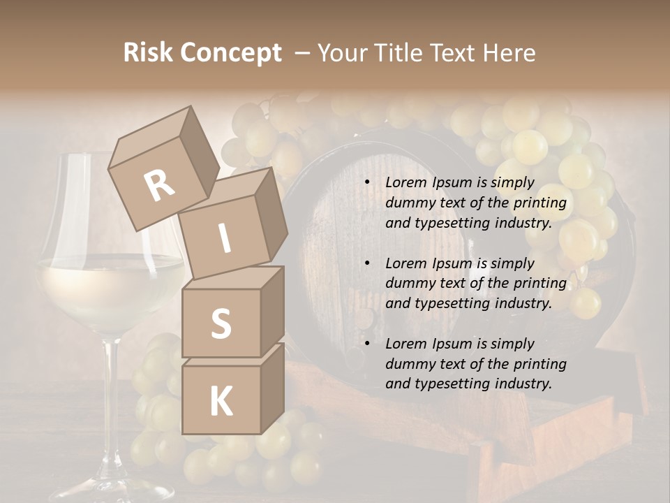 Bianco Fiera Grappolo PowerPoint Template