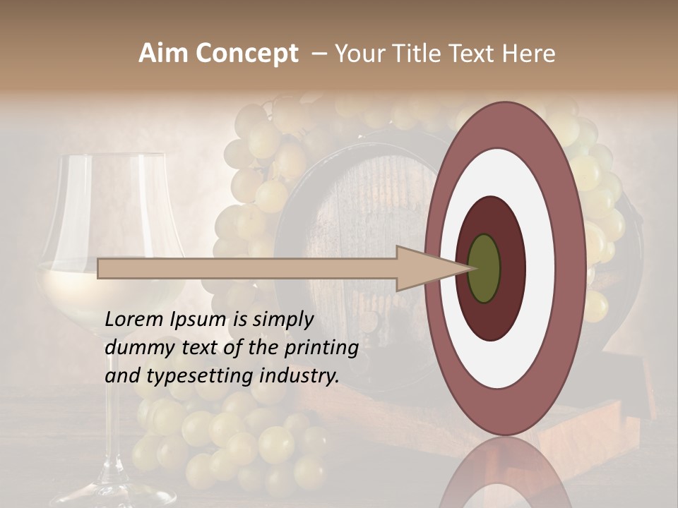 Bianco Fiera Grappolo PowerPoint Template