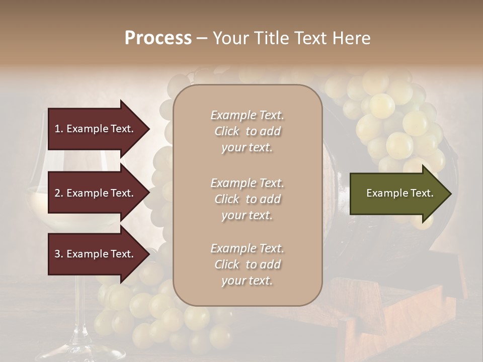 Bianco Fiera Grappolo PowerPoint Template