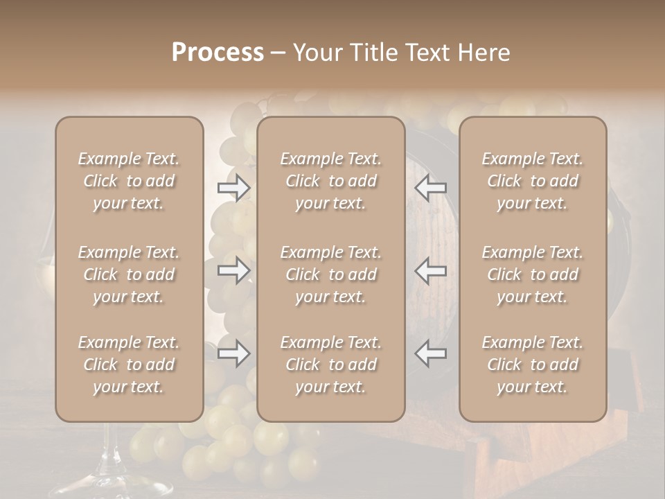 Bianco Fiera Grappolo PowerPoint Template