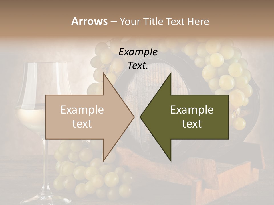 Bianco Fiera Grappolo PowerPoint Template