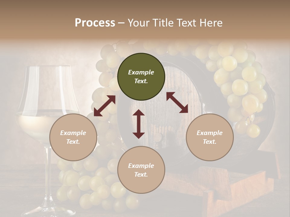 Bianco Fiera Grappolo PowerPoint Template