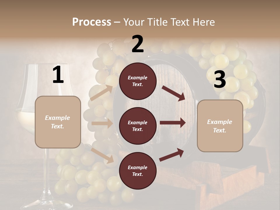 Bianco Fiera Grappolo PowerPoint Template