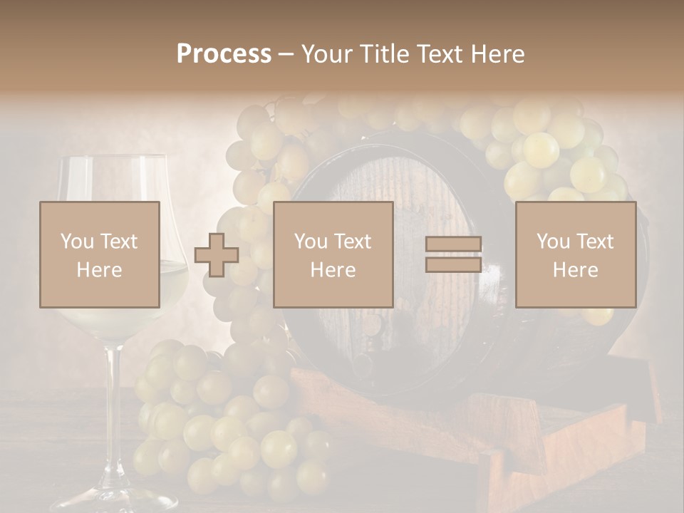 Bianco Fiera Grappolo PowerPoint Template