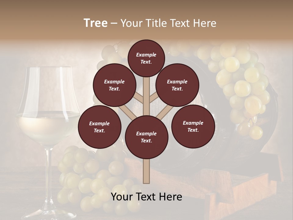 Bianco Fiera Grappolo PowerPoint Template