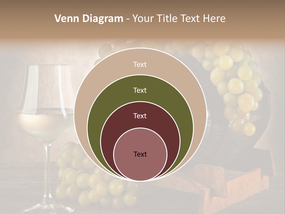 Bianco Fiera Grappolo PowerPoint Template