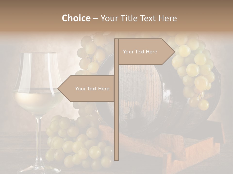 Bianco Fiera Grappolo PowerPoint Template