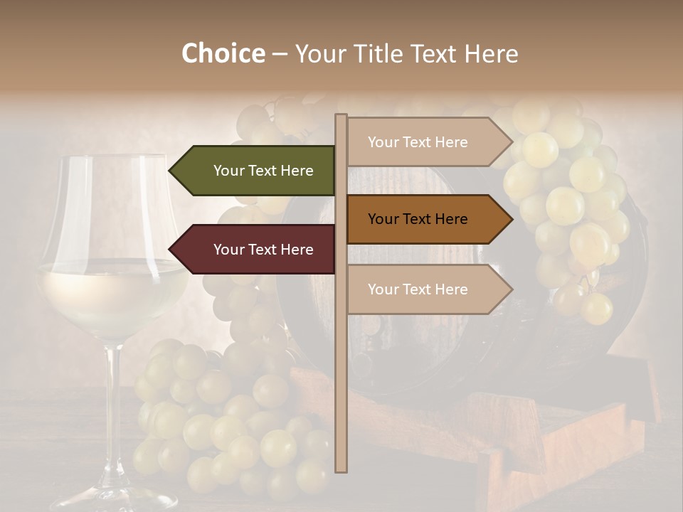 Bianco Fiera Grappolo PowerPoint Template