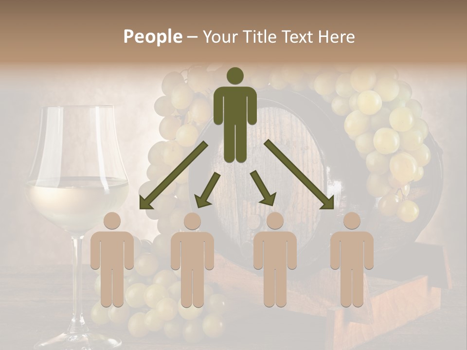 Bianco Fiera Grappolo PowerPoint Template