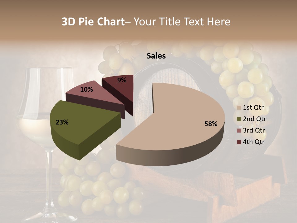 Bianco Fiera Grappolo PowerPoint Template