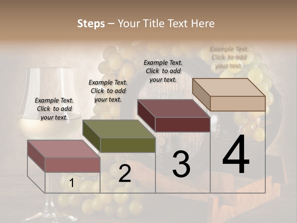 Bianco Fiera Grappolo PowerPoint Template