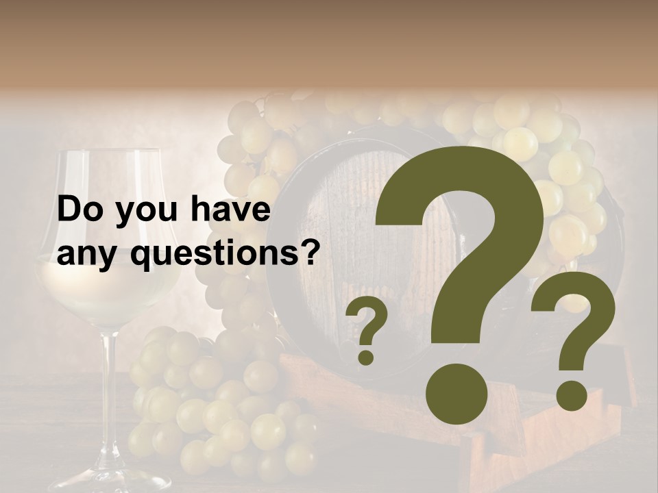 Bianco Fiera Grappolo PowerPoint Template