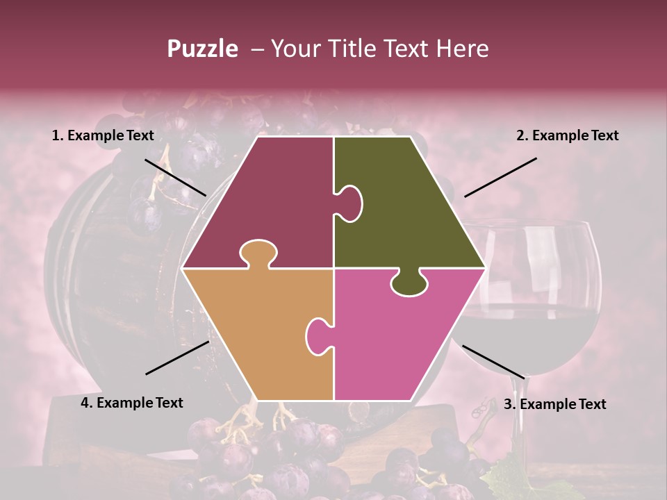 Landscape Still Life Group Of Objects PowerPoint Template