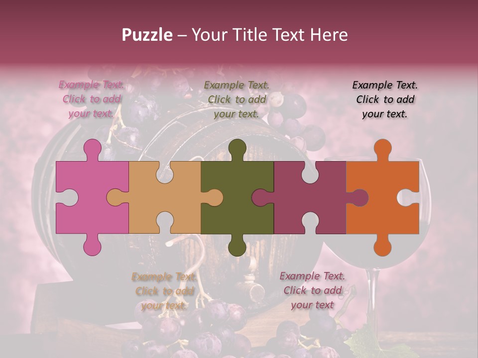 Landscape Still Life Group Of Objects PowerPoint Template