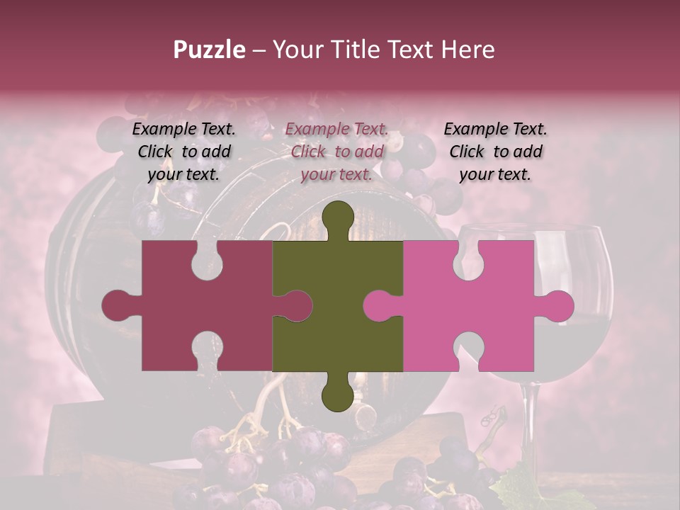 Landscape Still Life Group Of Objects PowerPoint Template