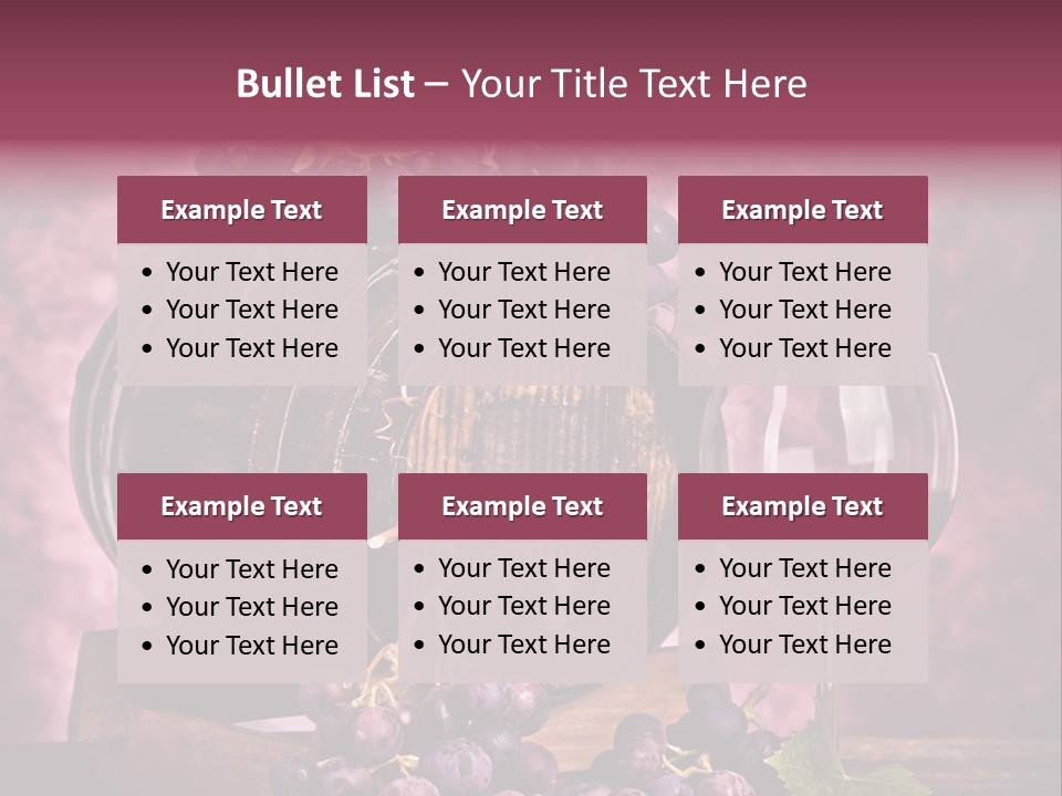 Landscape Still Life Group Of Objects PowerPoint Template