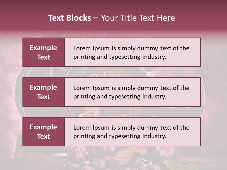 Landscape Still Life Group Of Objects PowerPoint Template