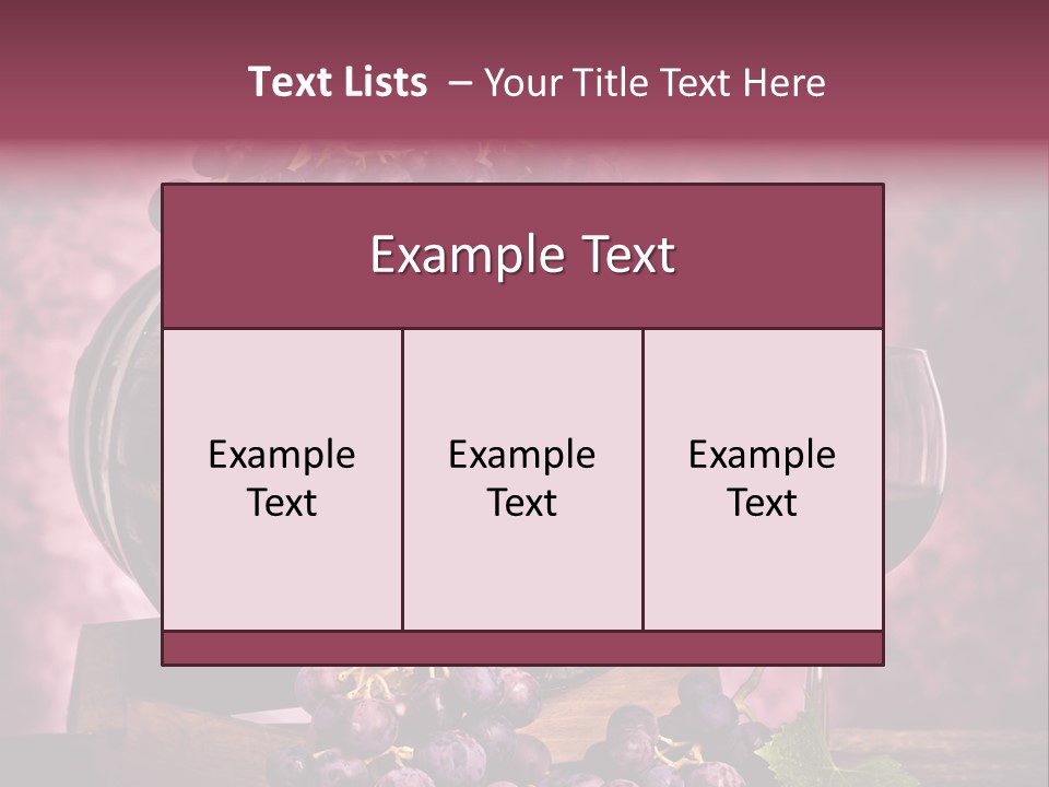 Landscape Still Life Group Of Objects PowerPoint Template