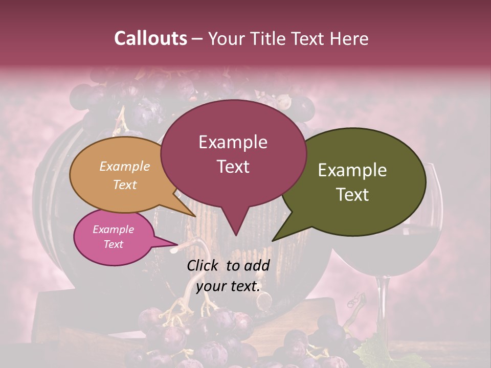 Landscape Still Life Group Of Objects PowerPoint Template