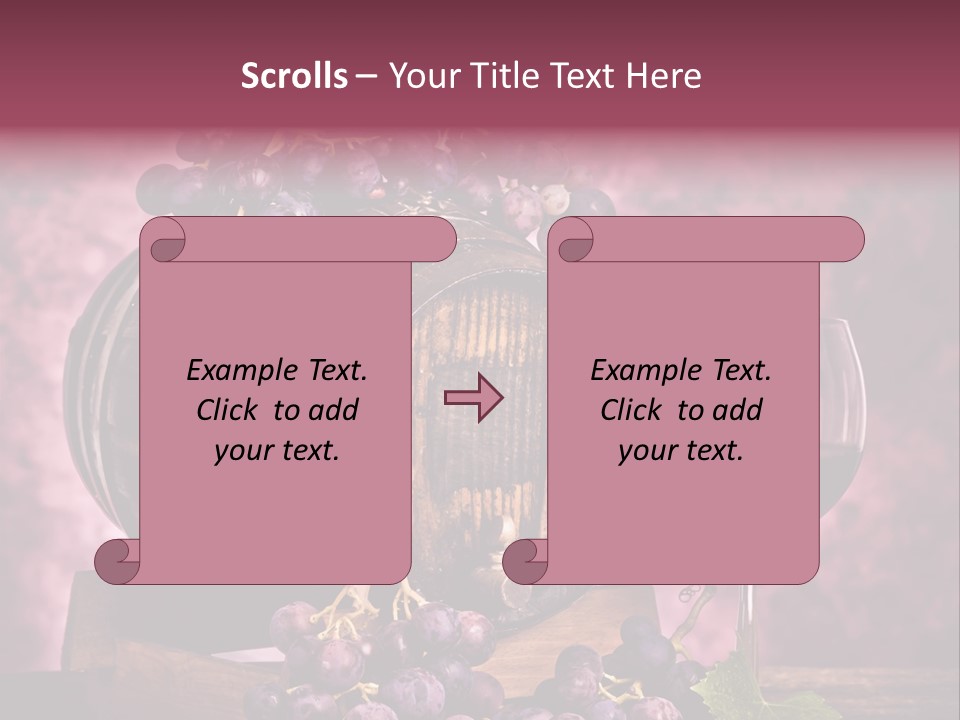 Landscape Still Life Group Of Objects PowerPoint Template