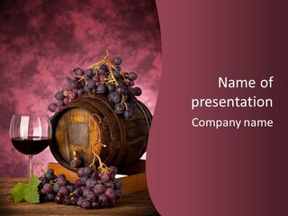 Degustazione Quercia Sommelier PowerPoint Template