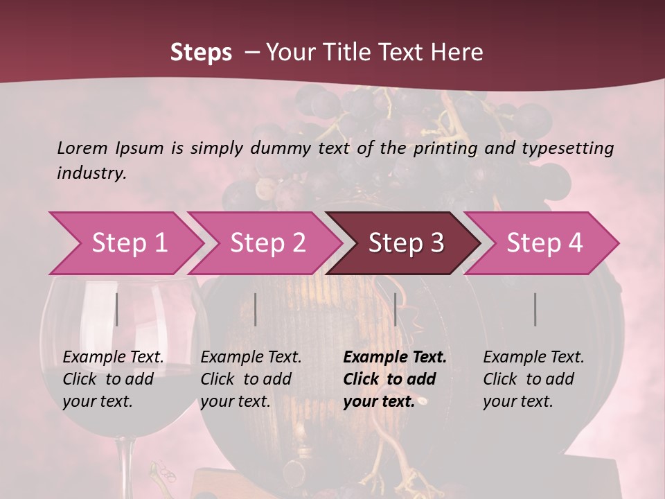 Degustazione Quercia Sommelier PowerPoint Template