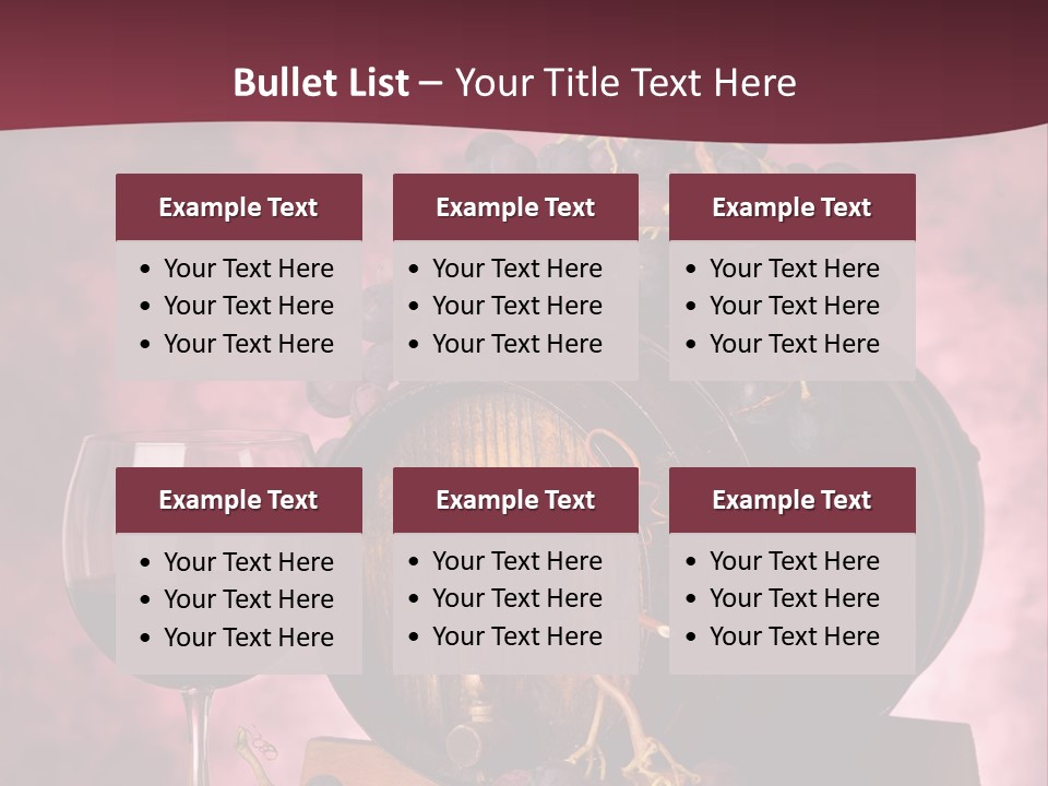 Degustazione Quercia Sommelier PowerPoint Template