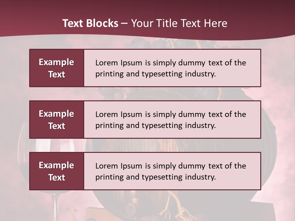 Degustazione Quercia Sommelier PowerPoint Template