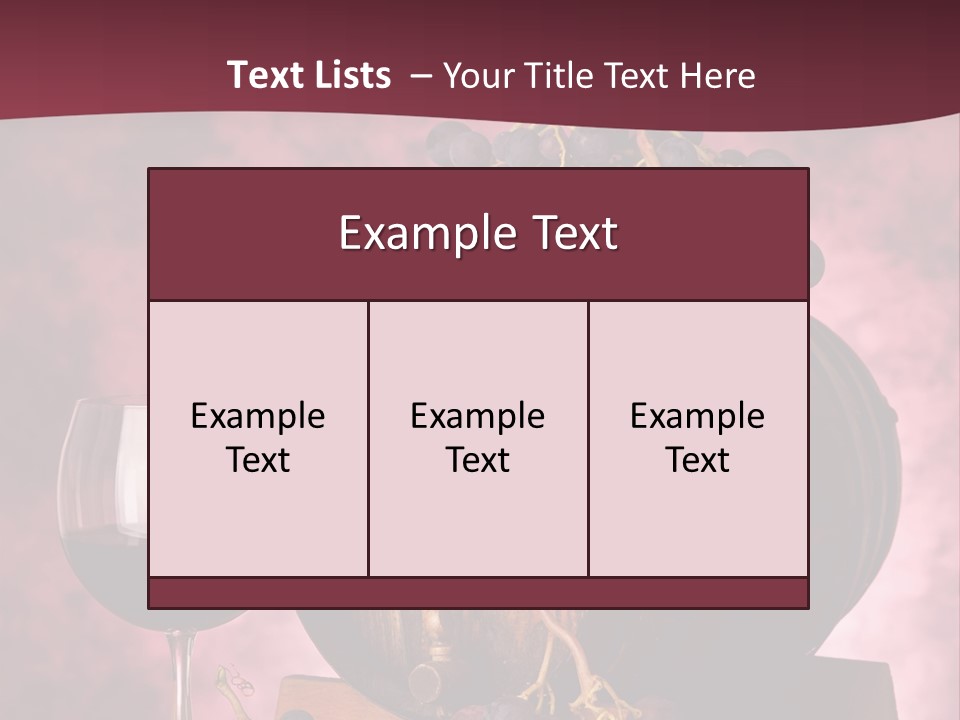 Degustazione Quercia Sommelier PowerPoint Template