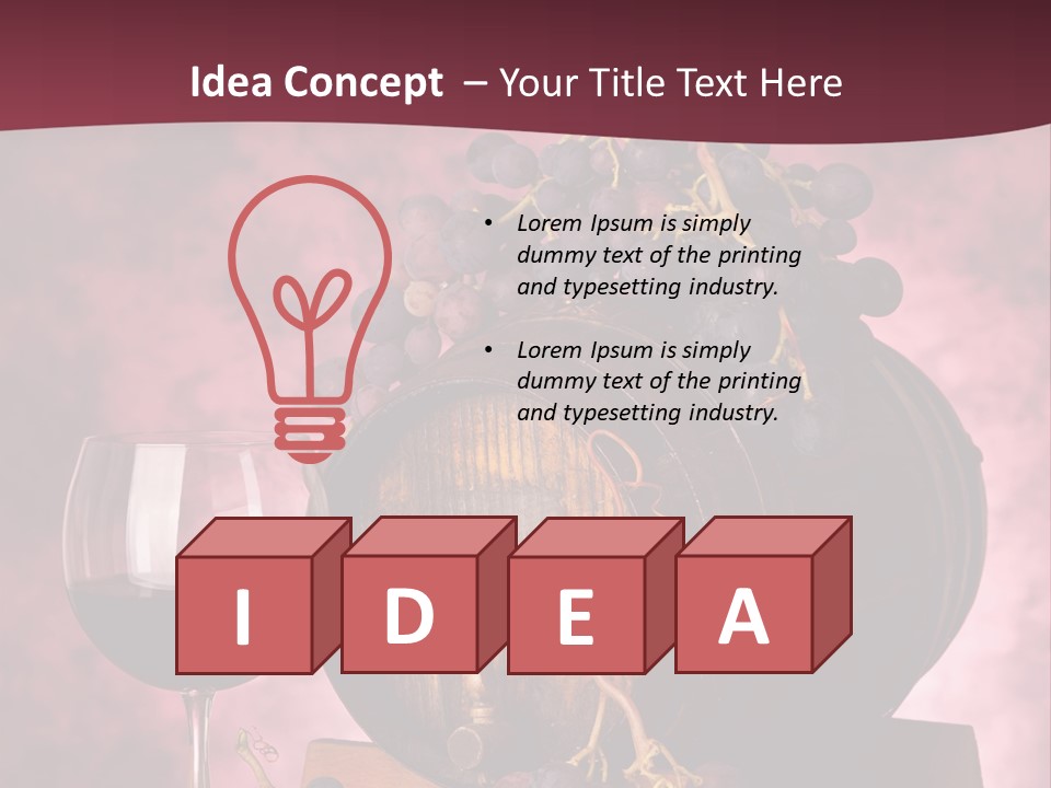 Degustazione Quercia Sommelier PowerPoint Template