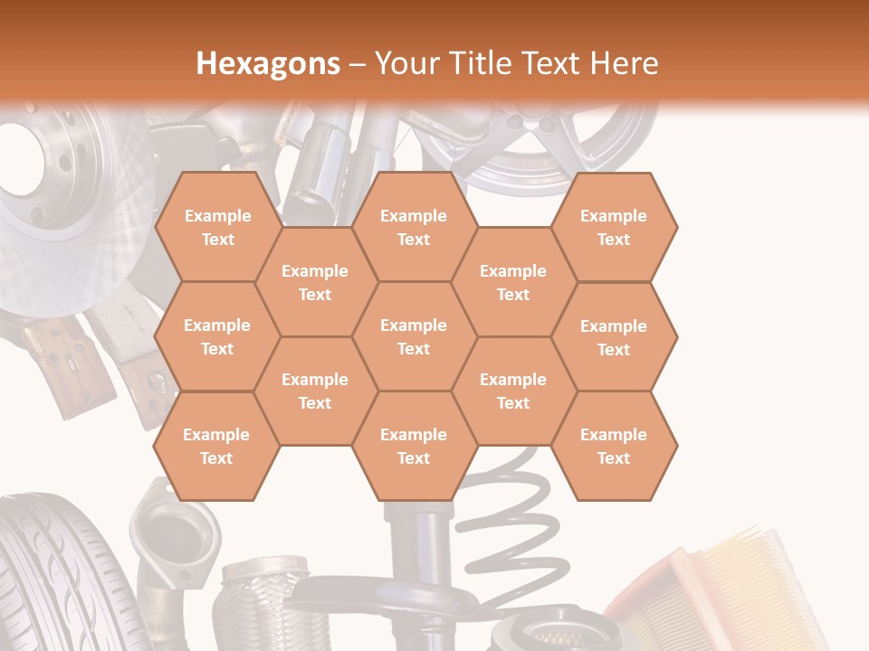 Tuning Blacharnia Opony PowerPoint Template