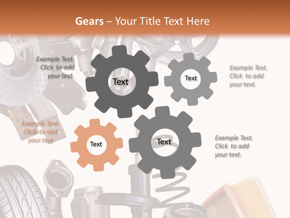 Tuning Blacharnia Opony PowerPoint Template